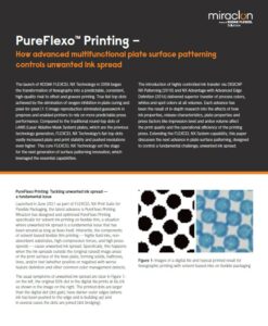 Stop unwanted ink spread with PureFlexo Printing